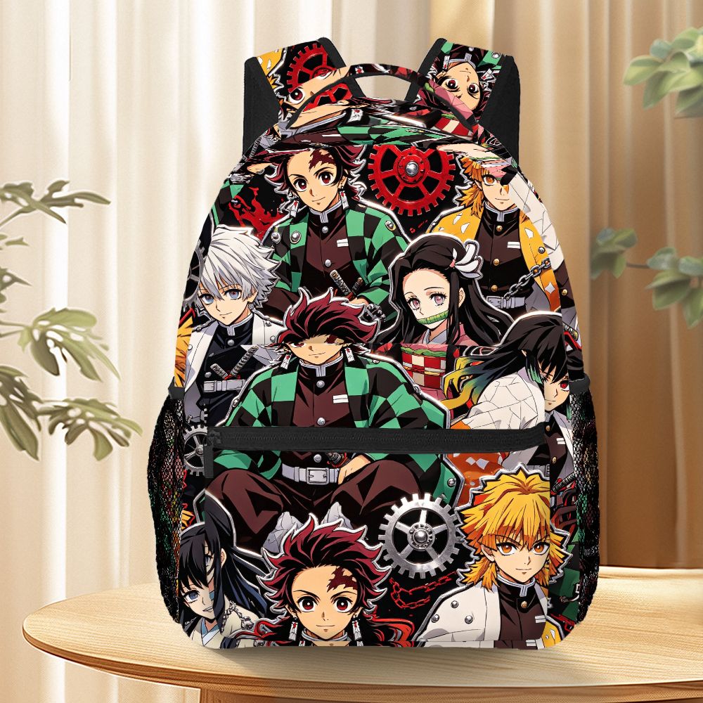Travel Packing Accessories - Рюкзак Demon Slayer с принтом Танджиро