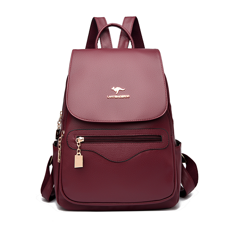 Travel Accessories Leather - 2026 НОВЫЙ женский кожаный рюкзак высокого