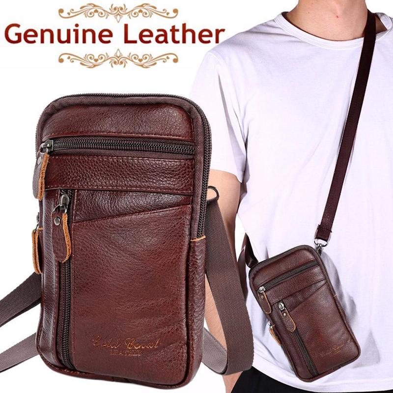 Travel Accessories Leather - Мужская сумка из натуральной кожи, вертикальная