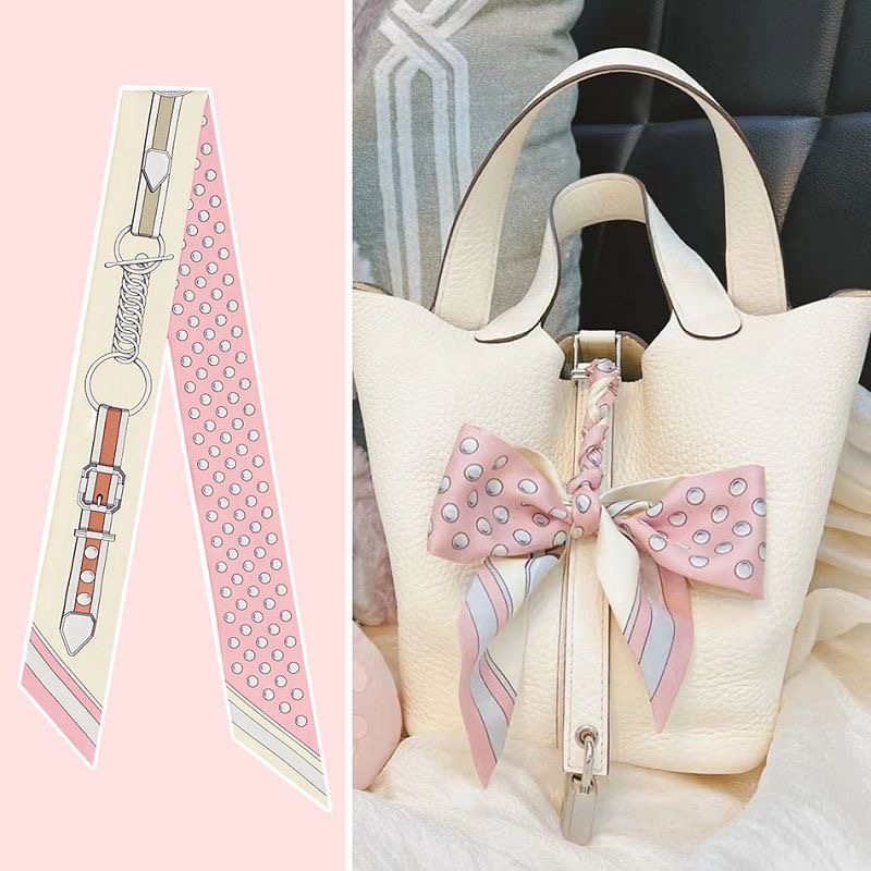 Travel Accessories Must Have - Женский летний розовый шарф в горошек,