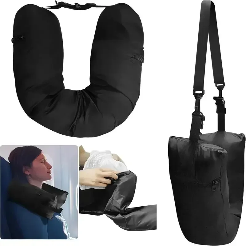 Travel Accessories Pillow - Наполняемая дорожная сумка-органайзер для подушки, портативная