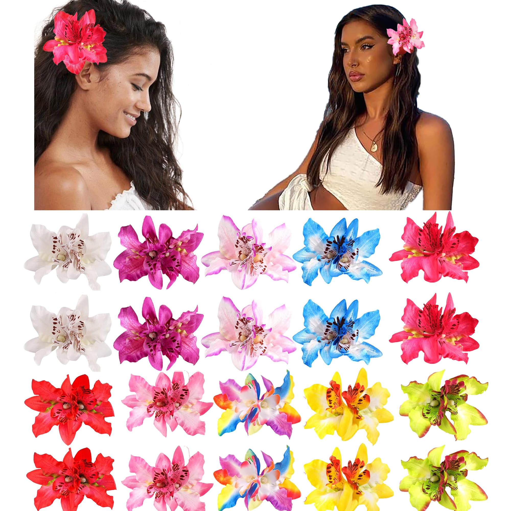 Travel Accessories Hawaii - 2 шт., заколки для волос с
