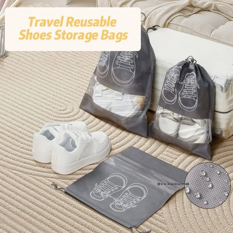 Shoe Bag Travel - 1-30 шт. Органайзеры для хранения обуви,