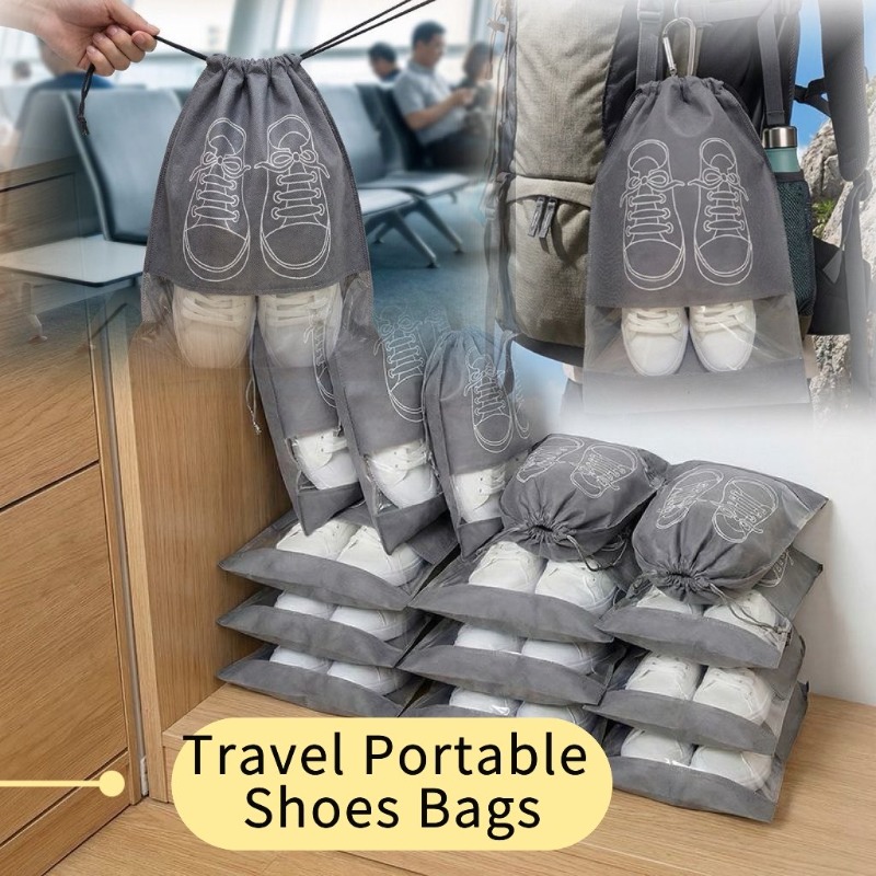 Shoe Bag Travel - 1-30 шт. Многоразовые дорожные органайзеры для