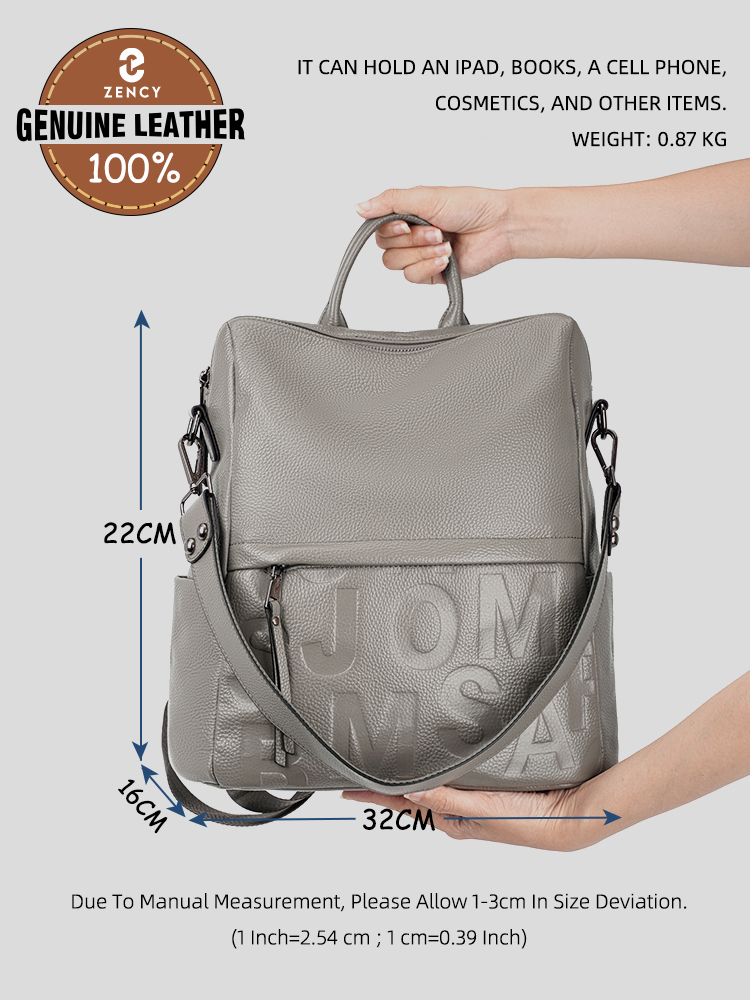 Рюкзак Zency Premium из натура – обзор и цена Travel Accessories Leather