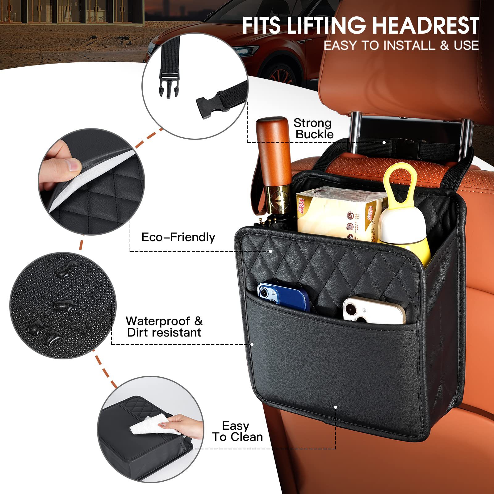 Подвесной органайзер для хране – обзор и цена Travel Accessories Leather