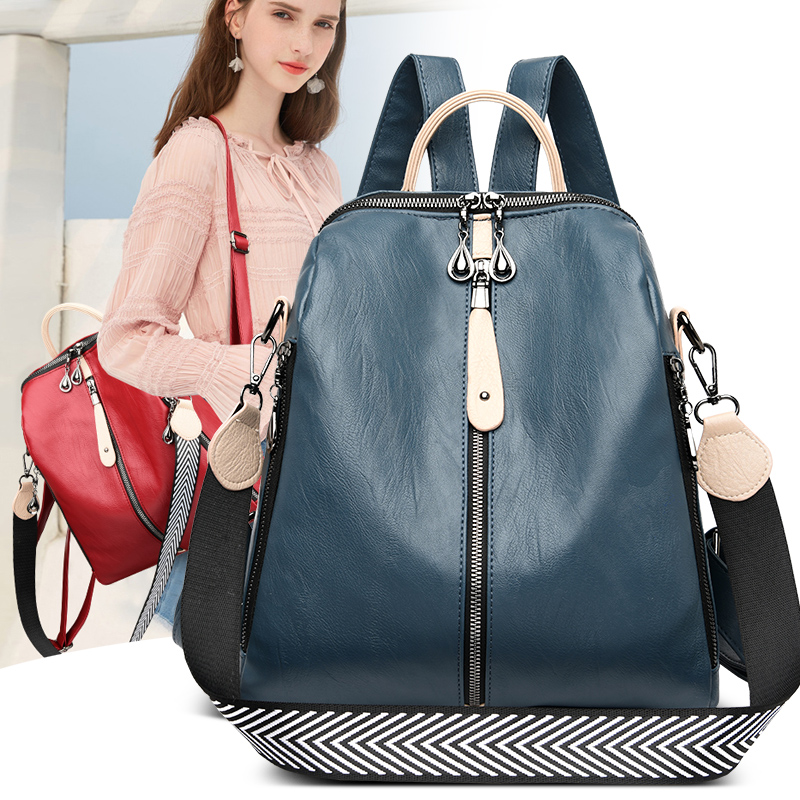 Модный женский рюкзак из мягко – обзор и цена Travel Accessories Leather