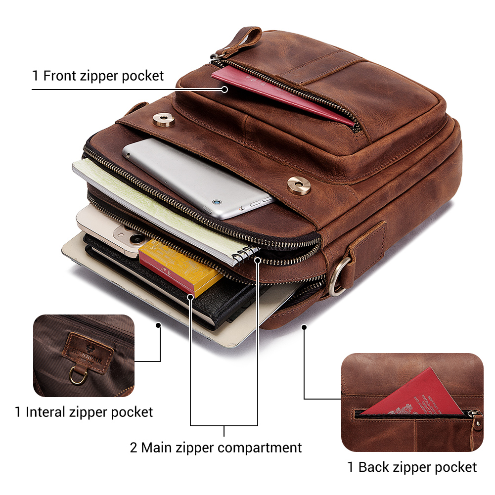 HUMERPAUL мужская сумка через  – обзор и цена Travel Accessories Tech