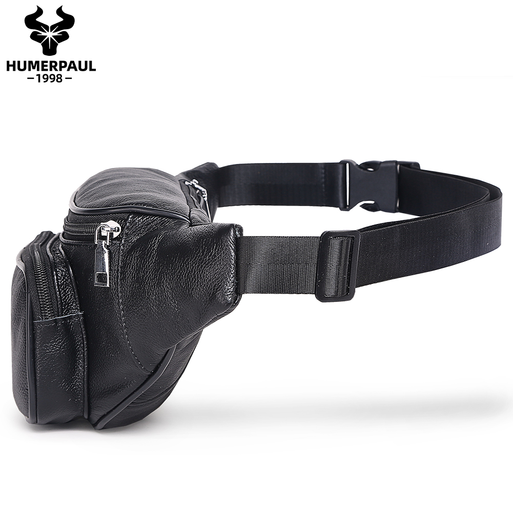 Мужская поясная сумка HUMERPAU – обзор и цена Travel Accessories Leather
